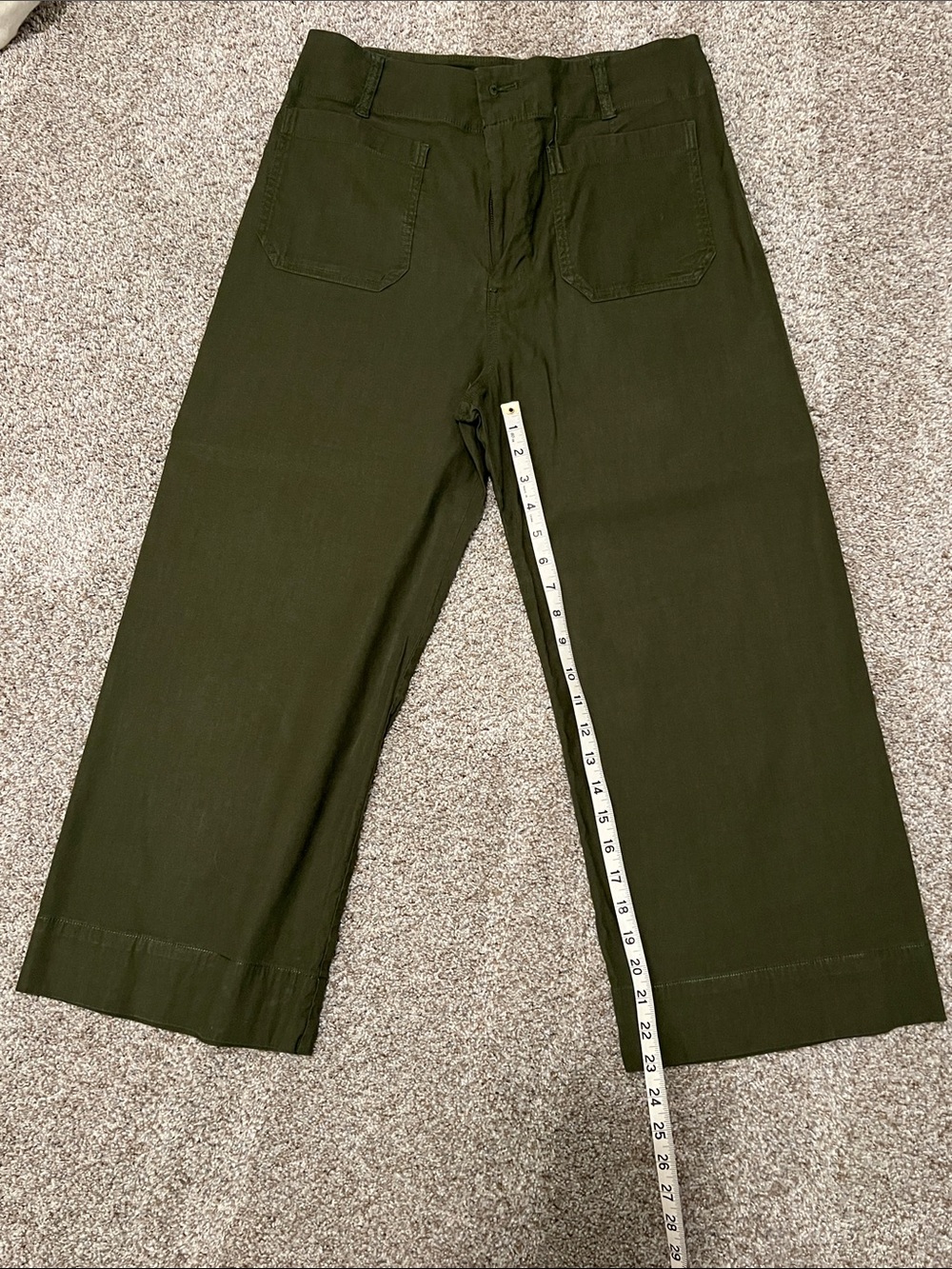 Maeve by Anthropologie Olive Green The Colette Pants, 31P